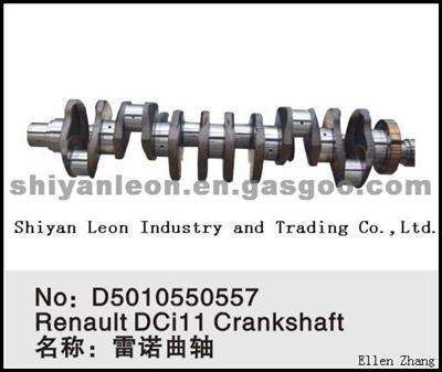 Dongfeng Truck Parts Renault Crankshaft D5010550557