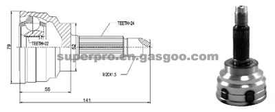 CV joint MZ-001 with ISO9002