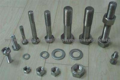 Nimonic 80a Nimonic 90 263 Fasteners Bolt Nut Screw Stud Washer Bolts Nuts Fastener Threaded Rod Rods Screws Studs Washers