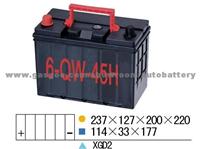 Rechargeable Automotive Battery 50B24 12v 45ah