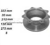 Truck Brake Disc of VOLVO 6775229