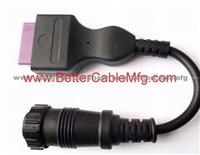 LT14PIN OBD2F Purple Adapter Cable Vehicle Diagnostic Tool Cables Auto Accessory