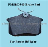 D340 OE Quality VW Passat B5 Low-Metal Auoto Parts Car Brake Pad