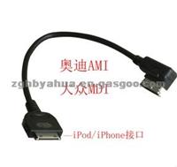 AUDI AMI Ipod MP3 Aux 3.5mm Cable Adapter 4F0051510F