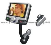 Bluetooth Handsfree Car Kit With Mp4 Player