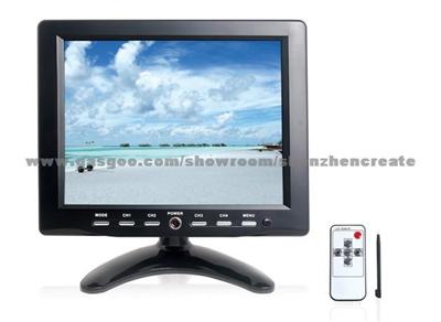 10.4″ Professional CCTV LCD Monitor with BNC/AV/PC/Audio