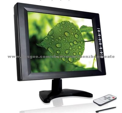 12.1″ Professional CCTV LCD Car Monitor with VGA/BNC/AV/PC/Audio