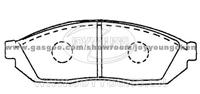 HONDA SUZUKI Brake Pad JD-08-0573