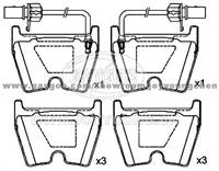 AUDI VOLKSWAGEN Brake Pad JD-31-1610