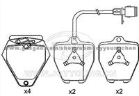 AUDI Brake Pad JD-31-1110