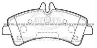 MERCEDES BENZ VOLKSWAGEN  Brake Pad JD-17-1733