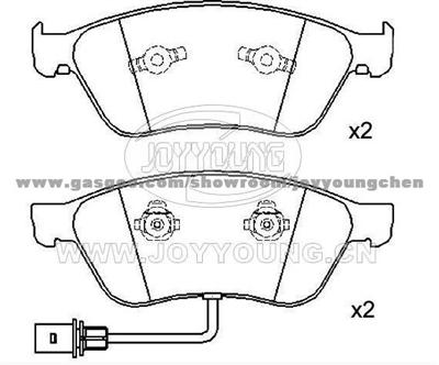 AUDI VOLKSWAGEN Brake Pad JD-31-1141