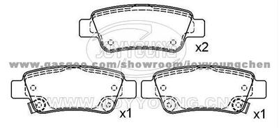 HONDA Brake Pad JD-08-1724