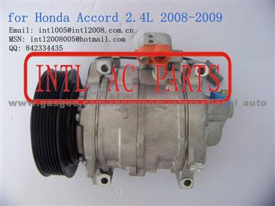 With Clutch 10SR15C Honda Accord 2.4L Ac Compressor 2008-2012 08 09 10 11 38810-R40-A01 38810R40A01 38810 R40 A01