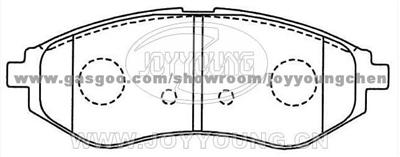 CHEVROLET DAEWOO Brake Pad JD-47-1020