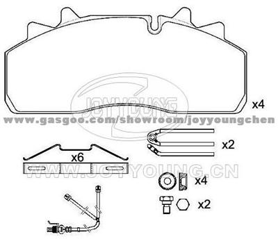 DAF OTHERS Brake Pad JD-04-0477