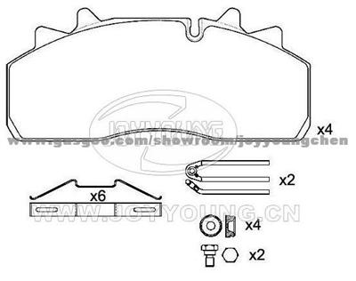 DAF RENAULT Brake Pad JD-04-1213