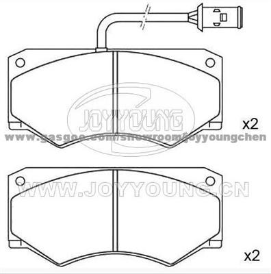 IVECO Brake Pad JD-11-0309