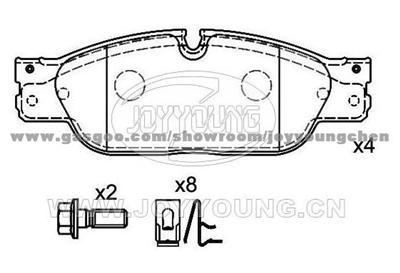 JAGUAR Brake Pad JD-33-1097