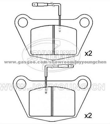 IVECO Brake Pad JD-11-0400