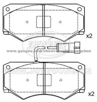 IVECO Brake Pad JD-11-0396