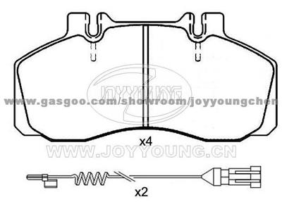 IVECO Brake Pad JD-11-0442