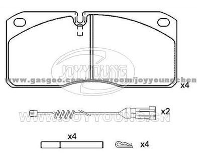 IVECO Brake Pad JD-11-0438