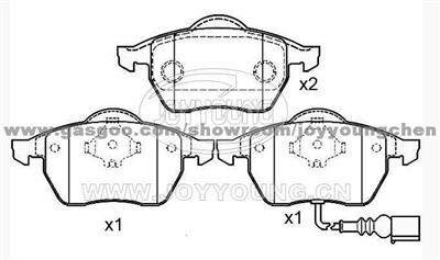 AUDI,SEAT,SKODA,VOLKSWAGEN Brake Pad JD-31-0154