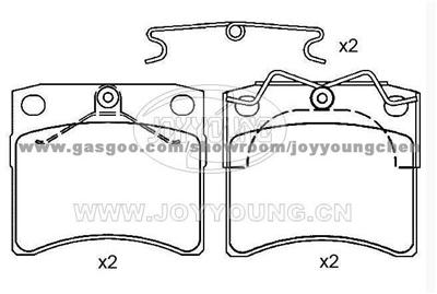 VOLKSWAGEN Brake Pad JD-29-0367