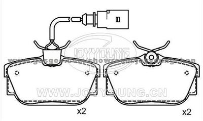 FORD,SEAT,VOLKSWAGEN Brake Pad JD-40-0096