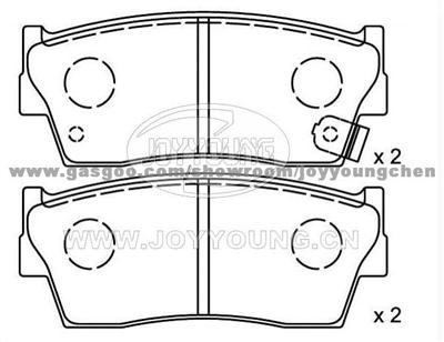 SUZUKI Brake Pad JD-26-0188