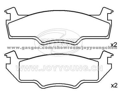 AUDI,SEAT,SKODA,VOLKSWAGEN Brake Pad JD-29-0581