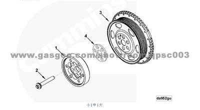 3972706 Flange, Crankshaft CUMMINS IS4BE