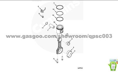 5257057 Pin, Piston CUMMINS ISF2.8