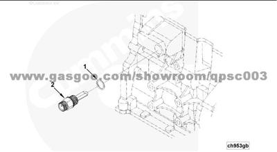 5262804 Heater, Engine CUMMINS ISF3.8