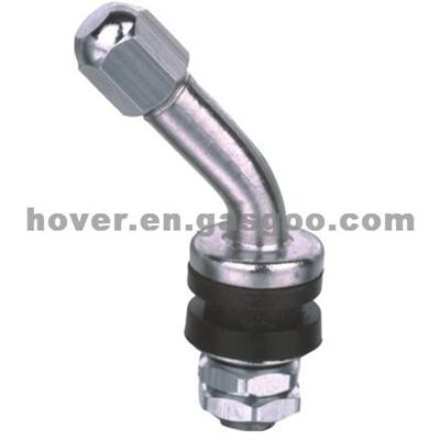 Clam-In Metal Tire Valve VS8-45°