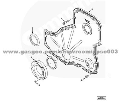 3938077 Nut, Lock CUMMINS 6CT8.3