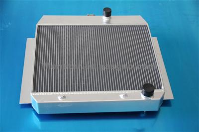 62MM 3 Row CHEVY W/COOLER 1951 1952 1953 1954 Aluminum Performance Radiator