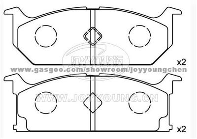 SUZUKI Brake Pad JD-26-0656