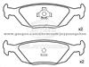 SAAB,VOLVO Brake Pad JD-39-0136