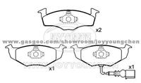 SKODA,VOLKSWAGEN Brake Pad JD-25-1038