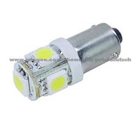 5 LED 5050 SMD BA9S Indicator/Width Light