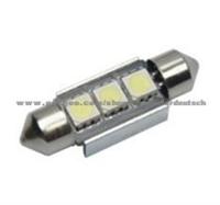 3 LED DA36 Canbus Auto License Plate Light With Heat-Sink