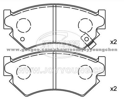 SUBARU Brake Pad JD-24-0798