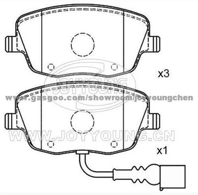 SEAT Brake Pad JD-40-0109