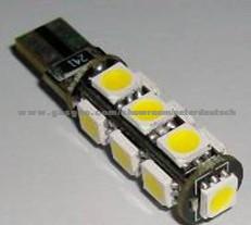 13 LED Canbus Error Free Auto Vehicle Light T10