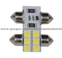 6 LED DA31 Canbus Auto License Plate Light