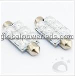 42mm 6LED Superflux festoon led bulbs