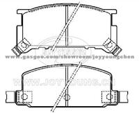 RENAULT,SUBARU Brake Pad JD-23-0655