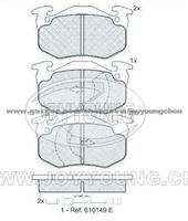 RENAULT Brake Pad JD-23-0592